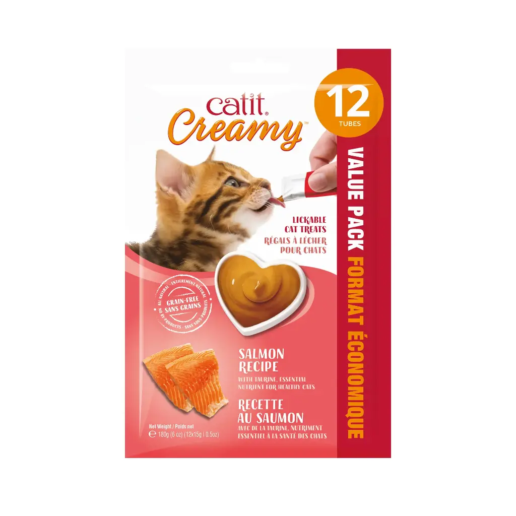 Catit Creamy Salmon (12) 12x15g