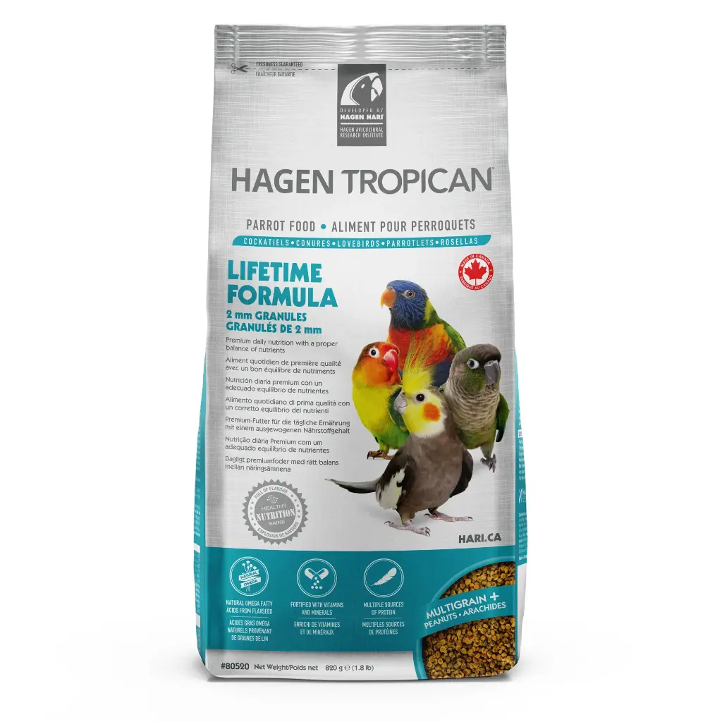Pellets Hari Tropican Lifetime de 2 mm, 1,8 libras/820 g