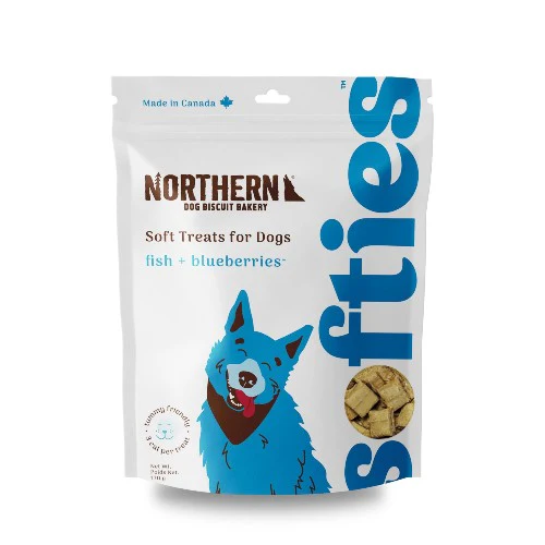 Northern Softies Golosinas blandas para perros, pescado y arándanos 170 g