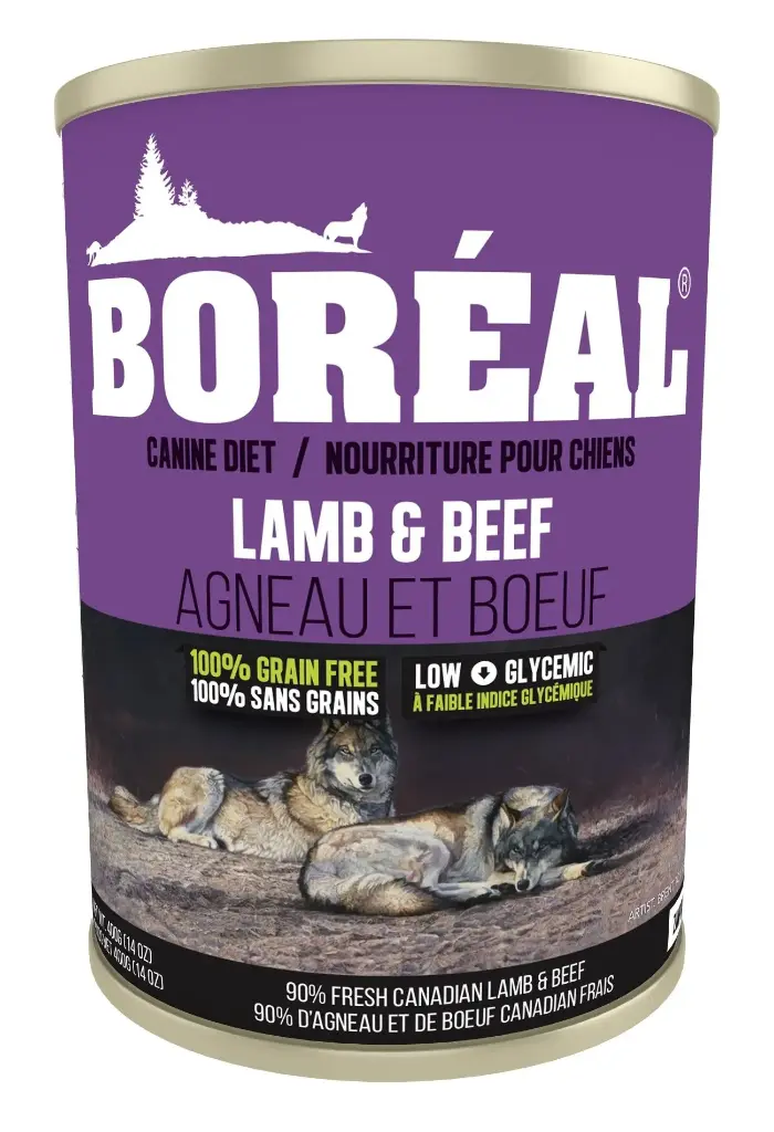 Boréal Canned Dog Food, Grain Free Lamb & Beef 690g