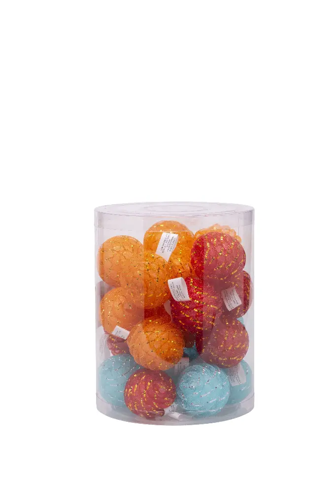 Juguete para gatos Bud'z - Bola en espiral de colores (colores surtidos)