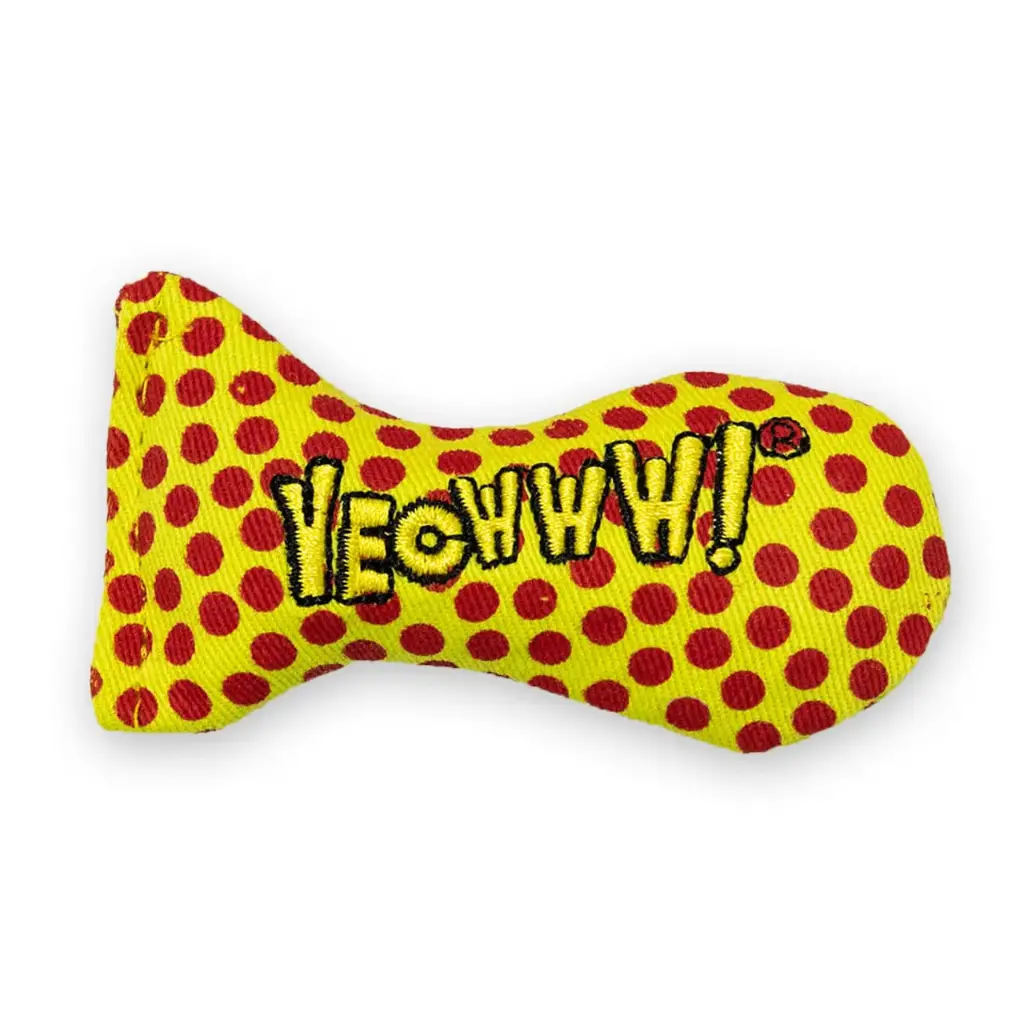 Ducky World Yeowww! Jouet D'Herbe à Chat - Sardine (Couleur Assortie)