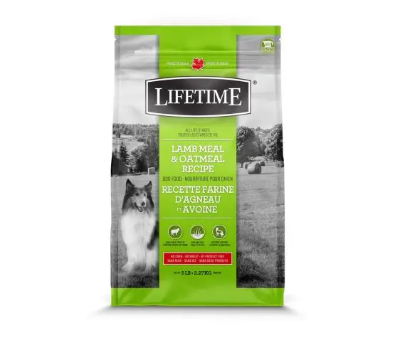 Trouw Nutrition Lifetime Cordero y Avena para Perros 5 lbs/2,27 kg