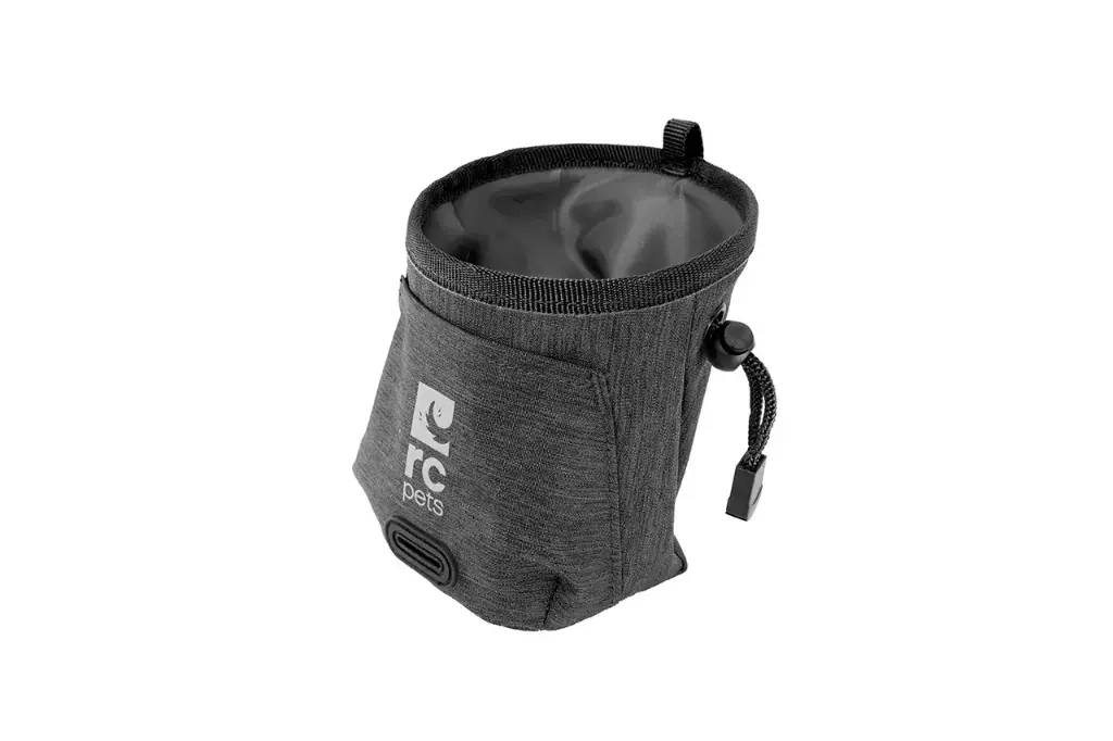 RC Pets Essential Treat Bag Heather Black, One Size
