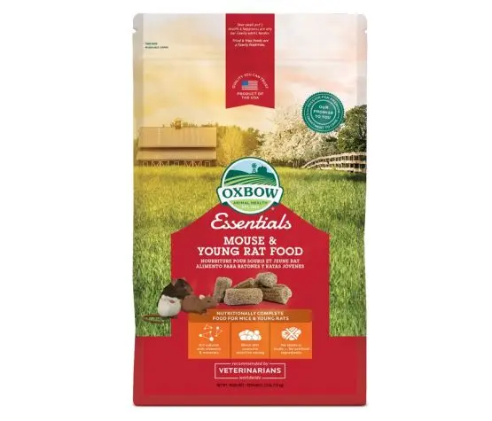Oxbow Essentials para ratones y ratas jóvenes, 2,5 libras/1,13 kg