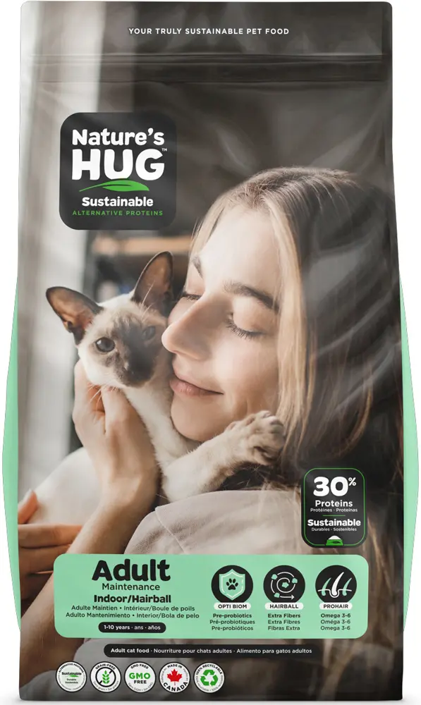 Bola de pelo para gato adulto de interior Nature's Hug 10 libras/4,54 kg