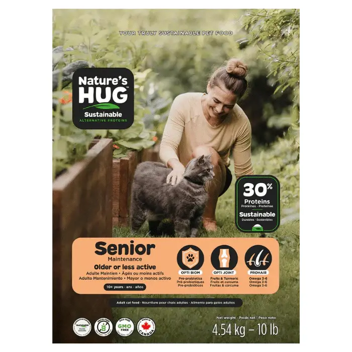 Nature's Hug Senior Cat 10lbs / 4.54kg
