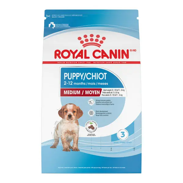 Cachorro mediano Royal Canin 17 libras / 7,71 kg