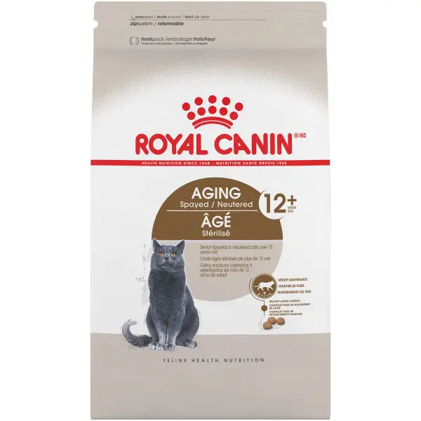 Royal Canin Chat Stérilisé Âgé 12+ 7lbs / 3.17kg