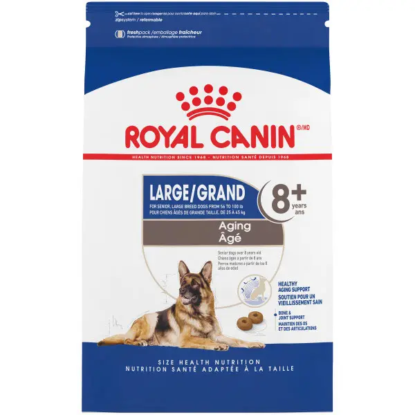 Royal Canin Grand Chien Adulte 8+ 30lbs / 13.60kg