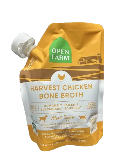 Open Farm Bouillon d'Os de Poulet d'Élevage 354ml