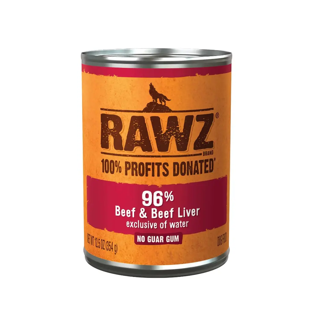 Rawz 96% Pâté d'Agneau & Foie d'Agneau pour Chien 354g