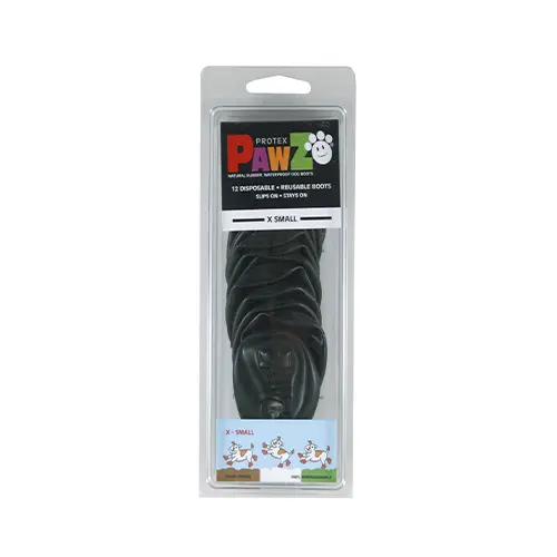 Pawz Rubber Boots Extra Small (Black)