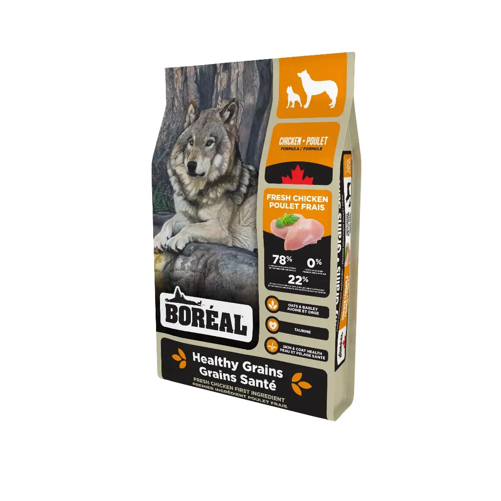 Boréal Grains Santé, Nourriture Pour Chien - Poulet 22lbs / 10kg