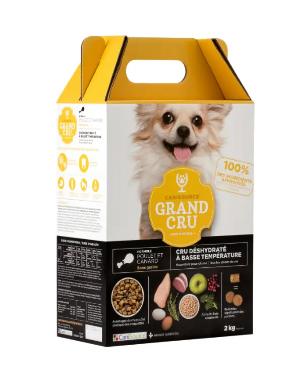 CaniSource Grand Cru para perros pollo y pato 4,4 libras/2 kg