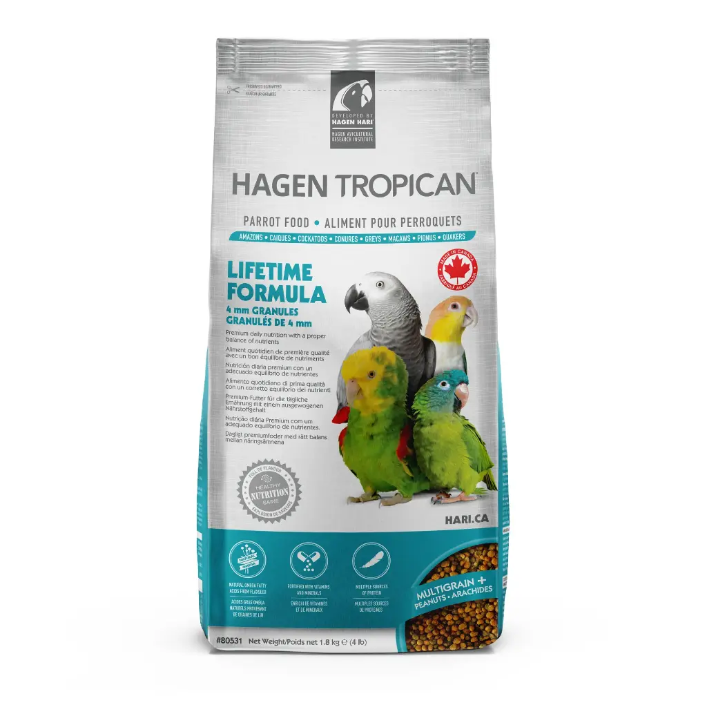 Pellets Hari Tropican Lifetime de 4 mm, 4 libras / 1,8 kg