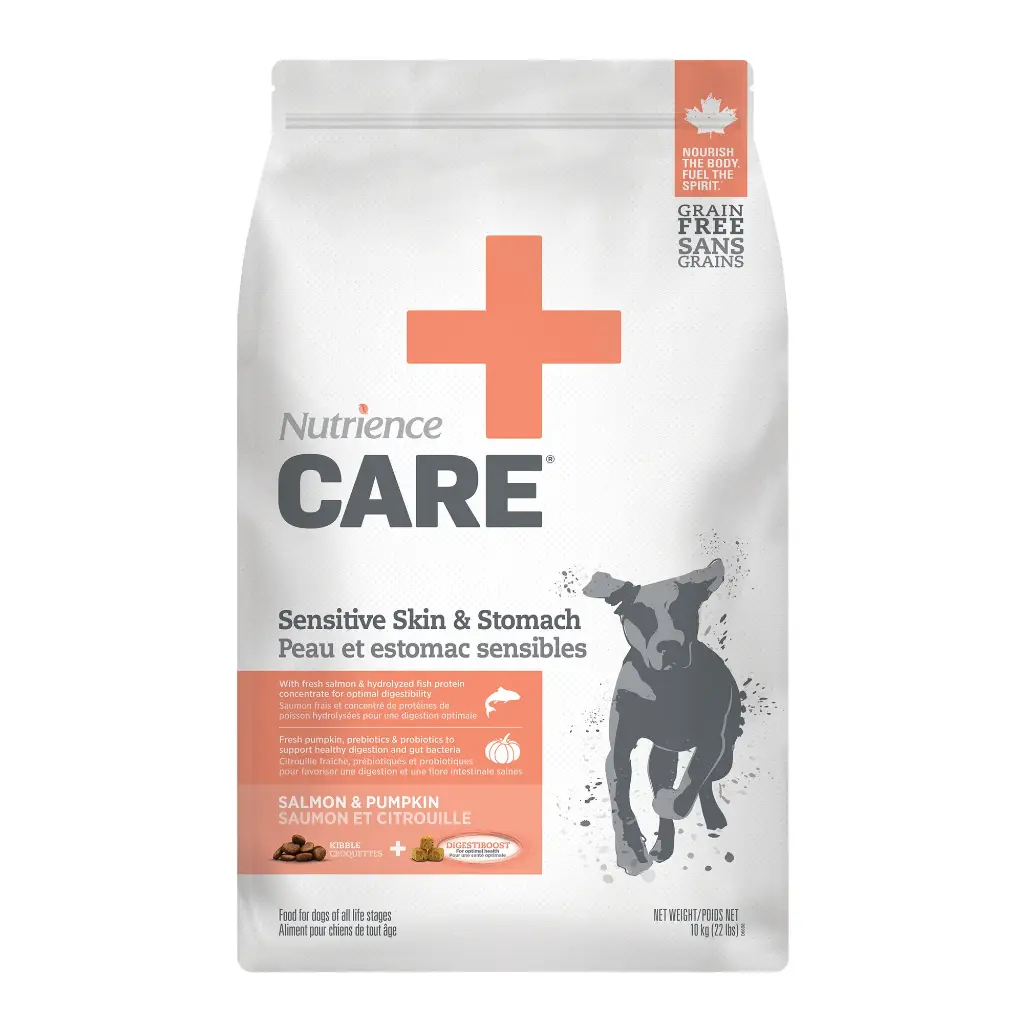 Nutrience Care Chien Peau et Estomac Sensibles 22lbs / 10kg