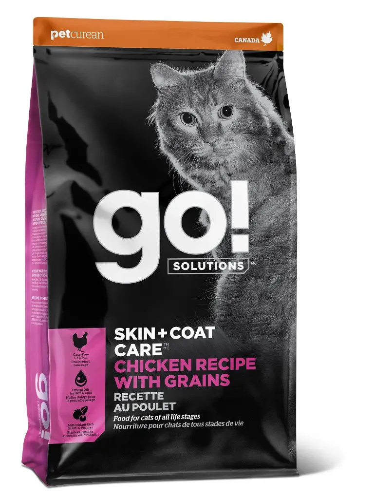 Petcurean Go! Peau + Poils Pour Chat Poulet 16lbs / 7.26kg