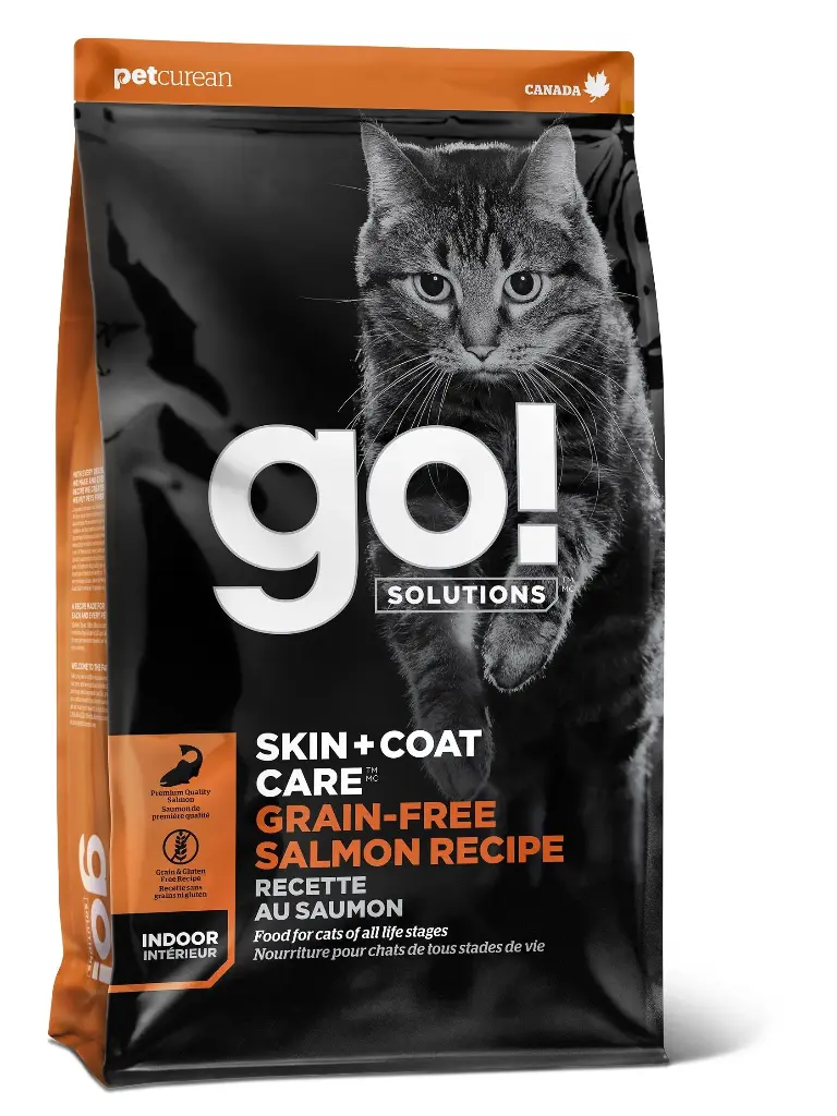 Petcurean Go! Peau + Poils Sans Grains Pour Chat Saumon 16lbs / 7.26kg