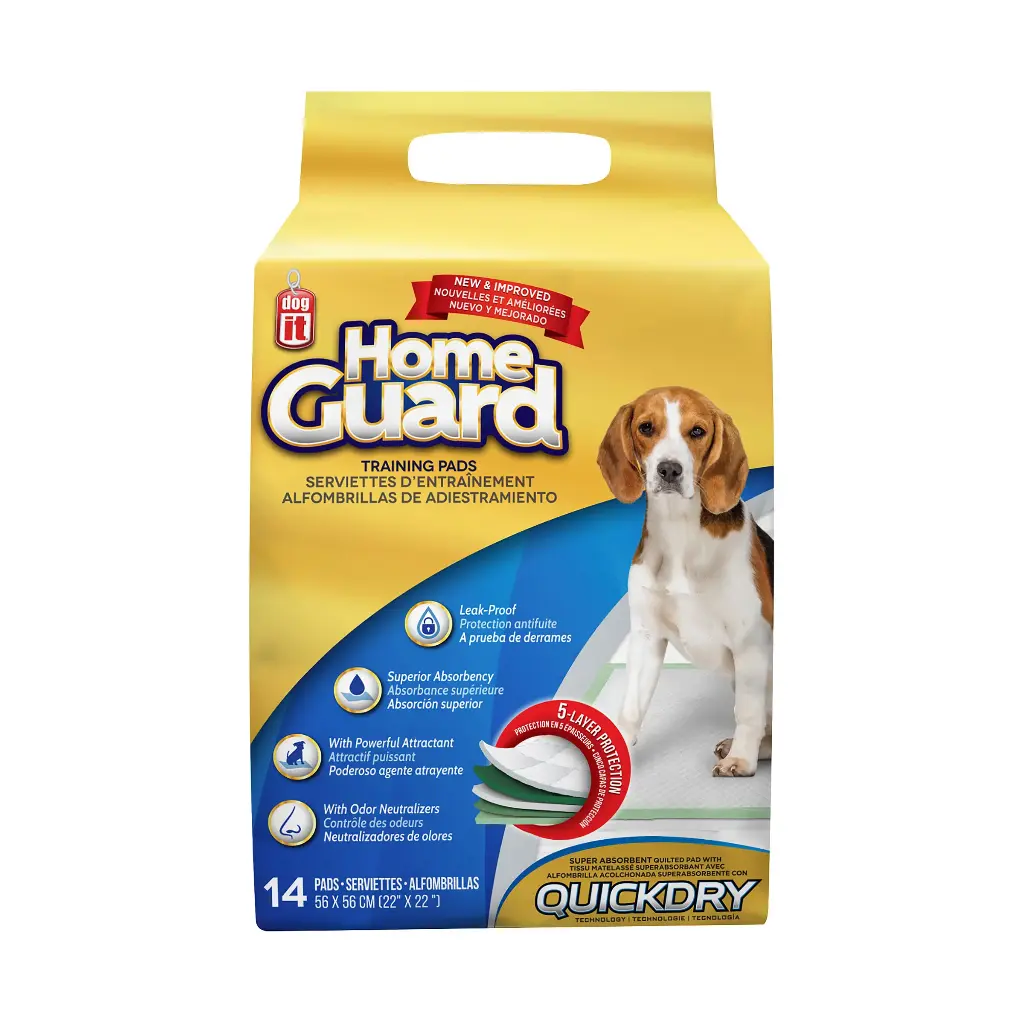 Dogit Home Guard Serviettes d’Entraînement 56x56 cm (14 Unités)