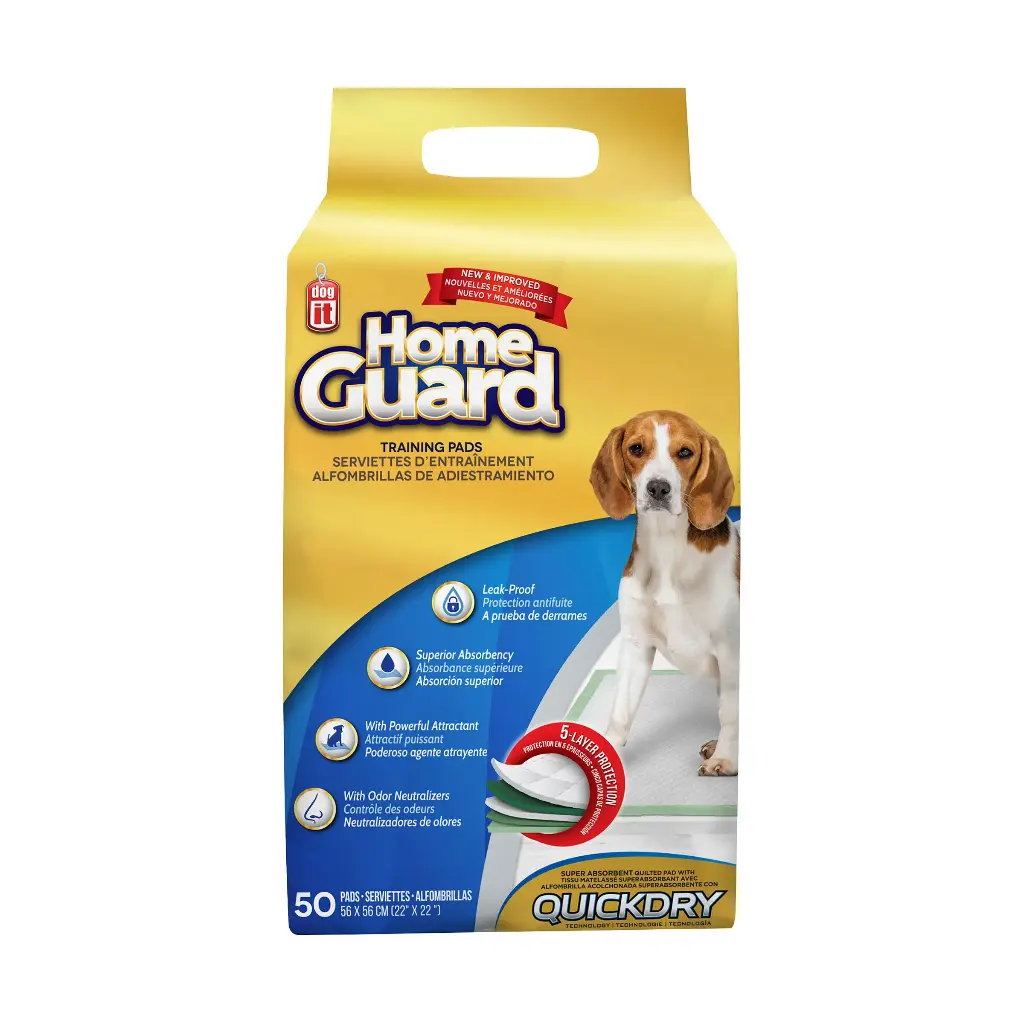 Dogit Home Guard Serviettes d’Entraînement 56x56 cm (50 Unités)