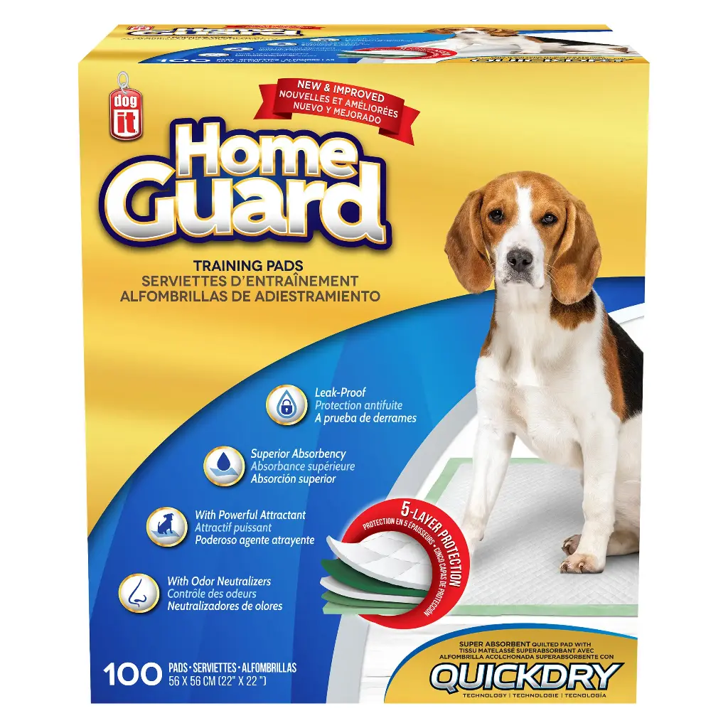 Toallas de Entrenamiento Dogit Home Guard 56x56 cm (100 Unidades)