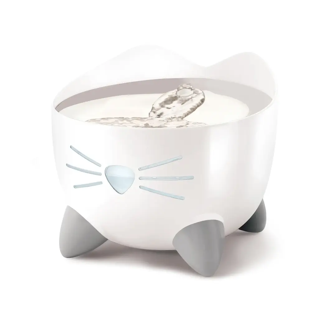 Catit Pixi Abrevoir Acier Inoxydable 2.5L (Blanc)