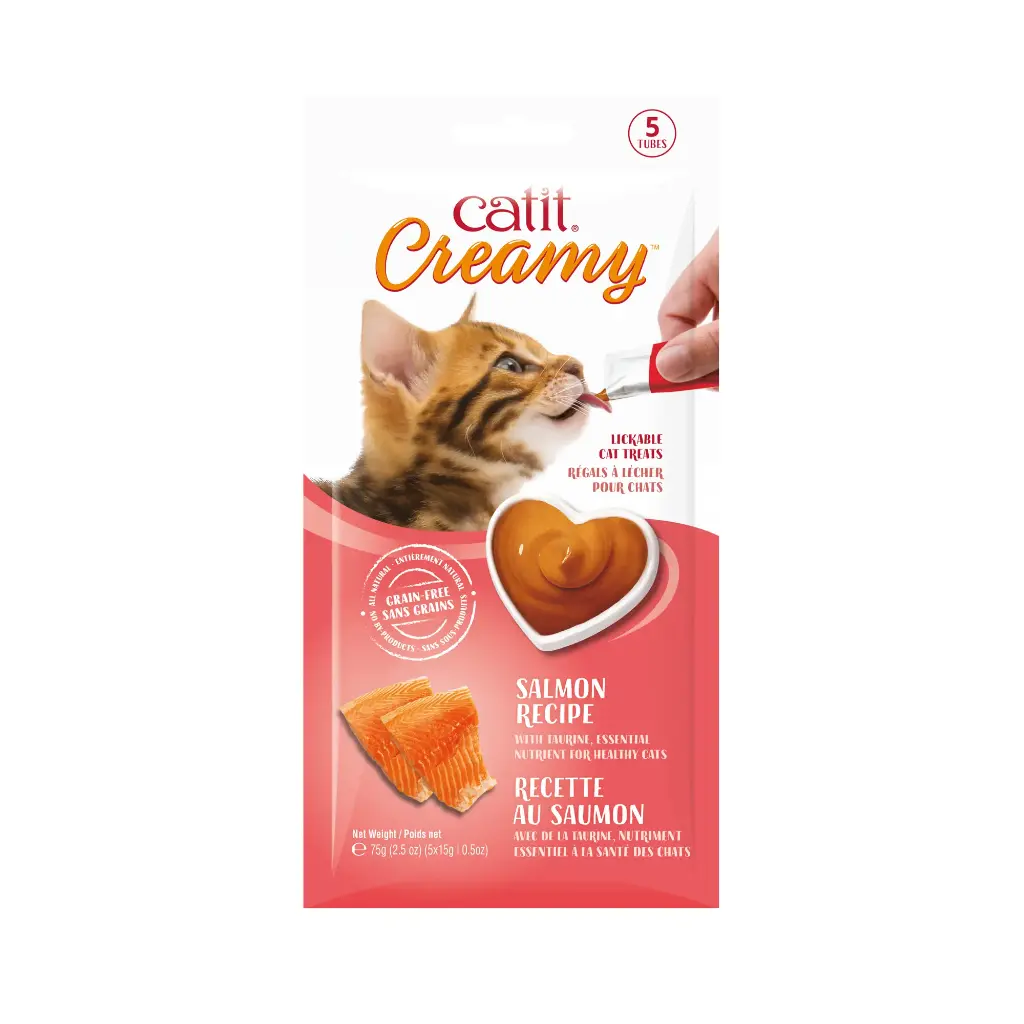 Catit Creamy Saumon (5) 5x15g