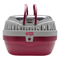 Living World Transport Cage M 30 x 23 x 21 cm (Red)