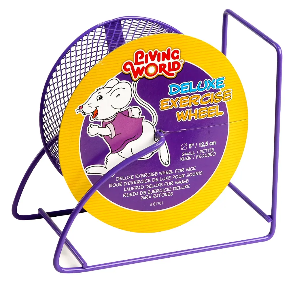 Living World Roue d’Exercice Petit 12.5 cm (Mauve)