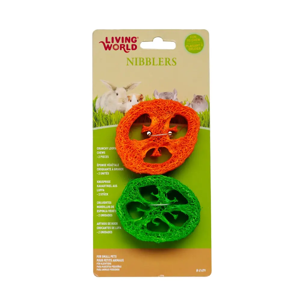 Living World Nibblers Éponges Végétales