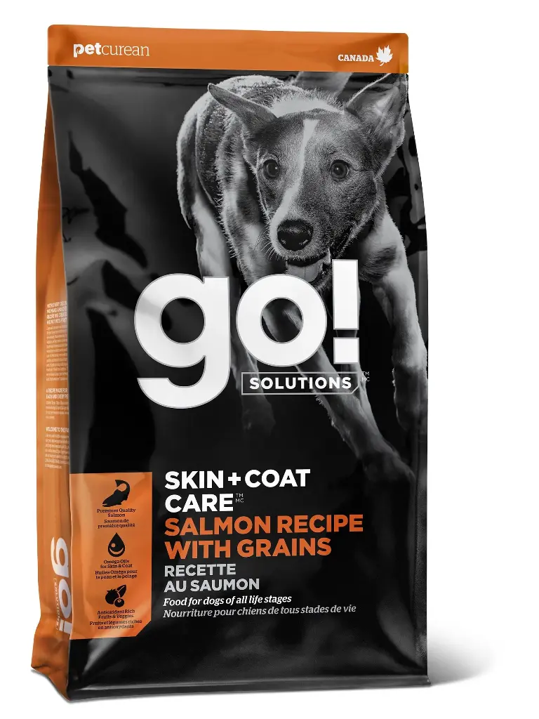 Petcurean Go! Peau + Poils Pour Chien Saumon 12lbs / 5.44kg