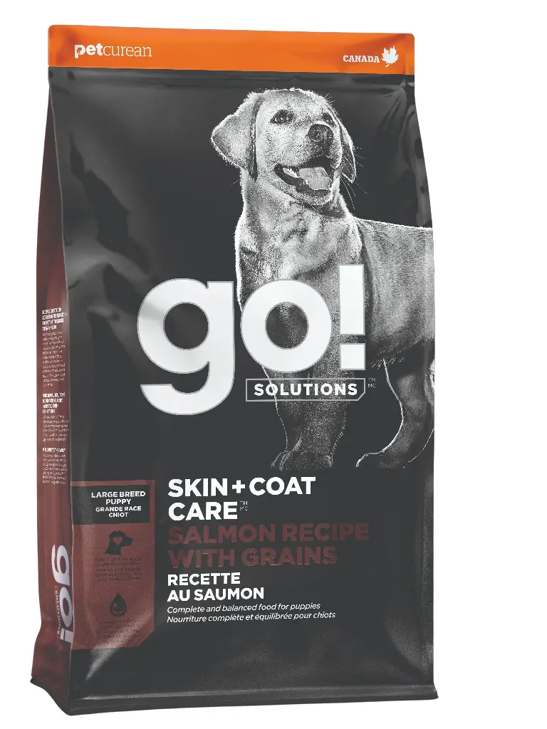 Petcurean Go! Peau + Poils Pour Chiot De Grande Race Saumon 25lbs / 11.34kg
