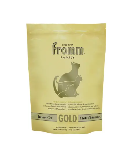 Gato de interior Fromm Gold, 4 libras/1,8 kg