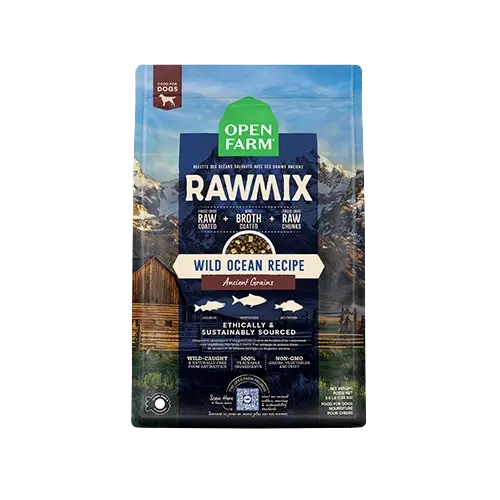 Open Farm Rawmix Grains Anciens Chien Océans Sauvages 3.5lbs / 1.6kg