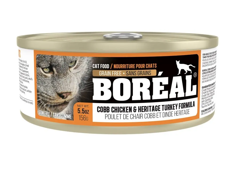 Boréal Conserve Pour Chat, Poulet Cobb & Dinde Heritage 156g