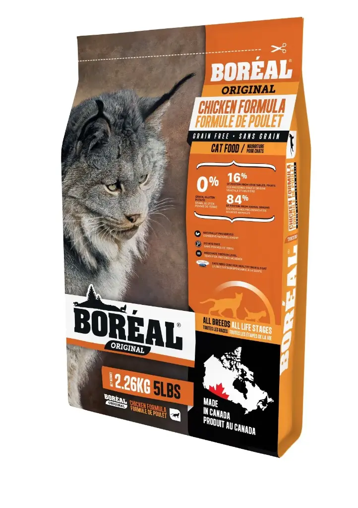 Boréal Original, Nourriture Pour Chat - Sans Grains, Poulet 5lbs / 2,26kg