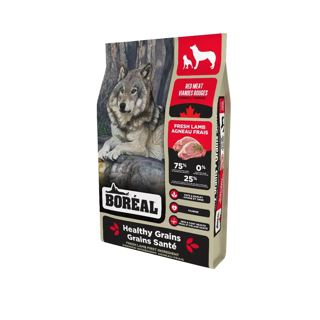 Boréal Grains Santé, Nourriture Pour Chien - Viande Rouge 22lbs / 10kg