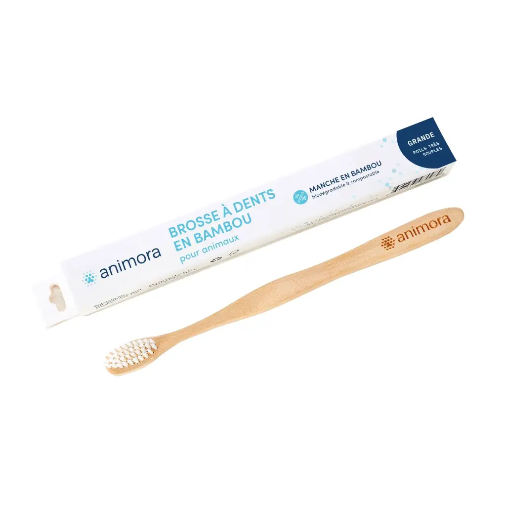 Animora Brosse à Dents En Bambou Large