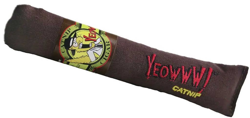 Ducky World Yeowww! Jouet D'Herbe à Chat - Cigare 7"