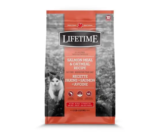 Trouw Nutrition LifeTime Chat Saumon et Avoine 5lbs / 2.27kg