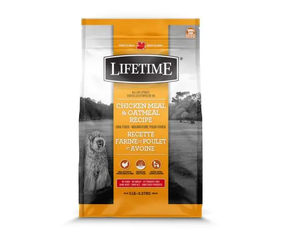 Trouw Nutrition Lifetime Pollo y Avena para Perros 5 lbs/2,27 kg