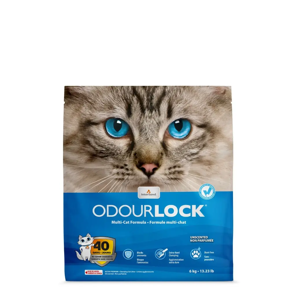 Intersand Odourlock Litière Agglomérante Non Parfumée 13.23lbs / 6kg