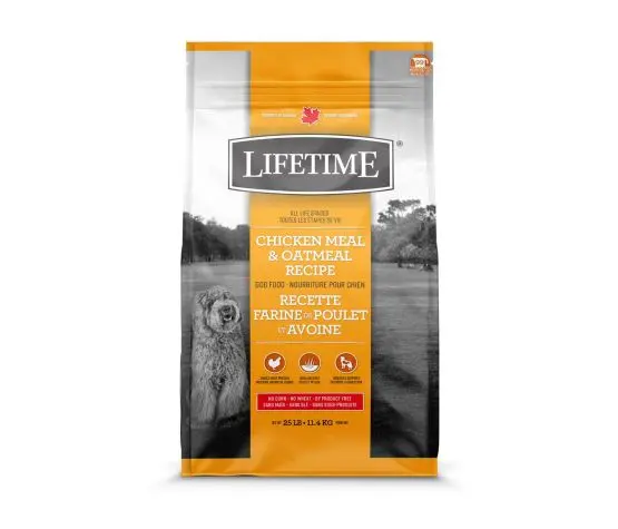 Trouw Nutrition Lifetime Chien Poulet et Avoine 25lbs / 11.4kg