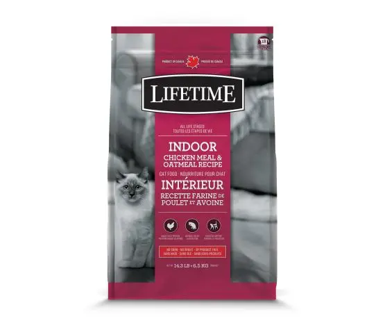 Trouw Nutrition Lifetime Chat D'intérieur Poulet et Avoine 14.3lbs / 6.5kg