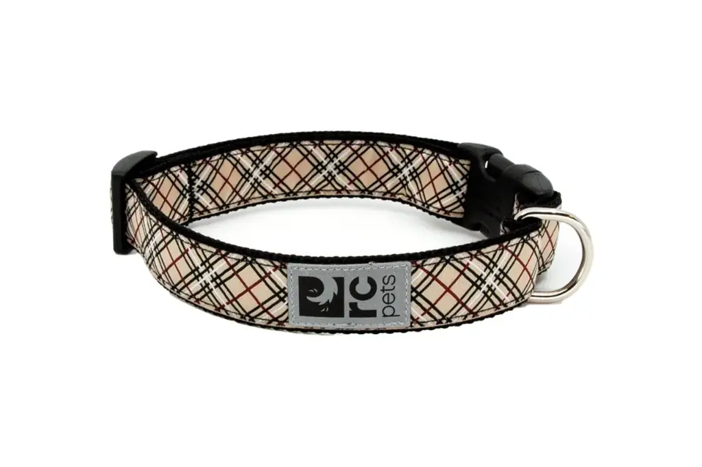 RC Pets Plaid Pattern Collar Beige M