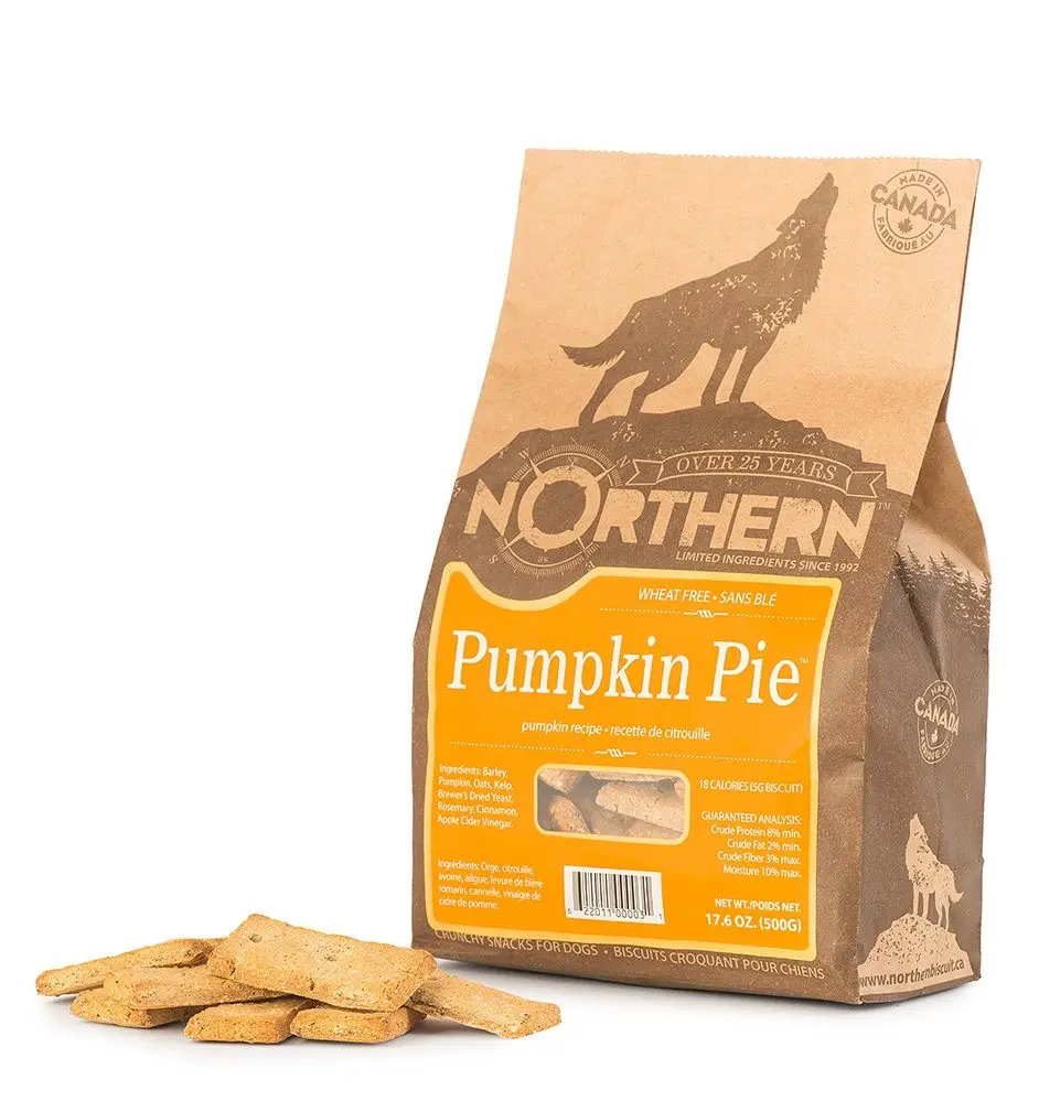 Northern Classic Biscuits Sans Blé Pour Chien Tarte à La Citrouille 500g