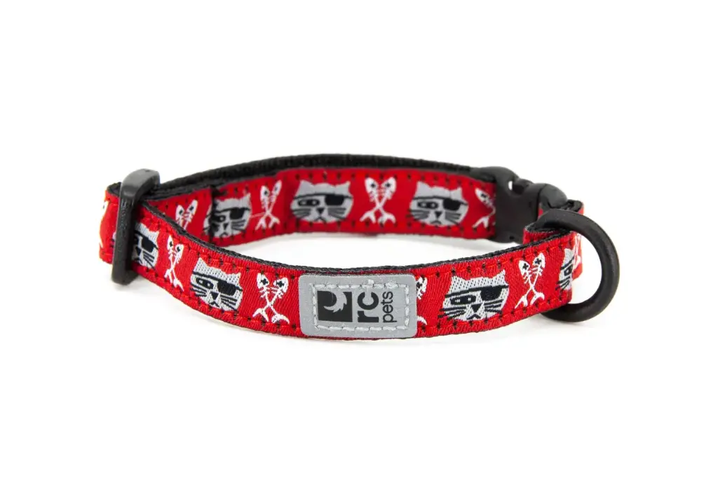 RC Pets Collar de Seguridad para Gatos Pirata Rojo, Talla Única