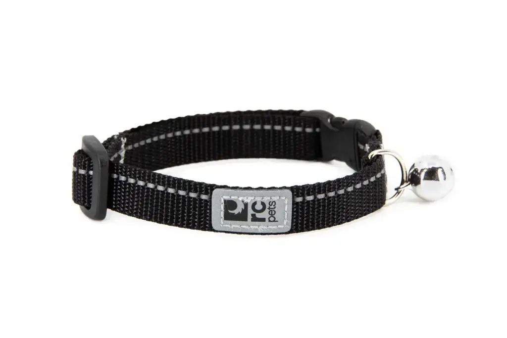 RC Pets Collar de seguridad básico para gatos, negro, talla única