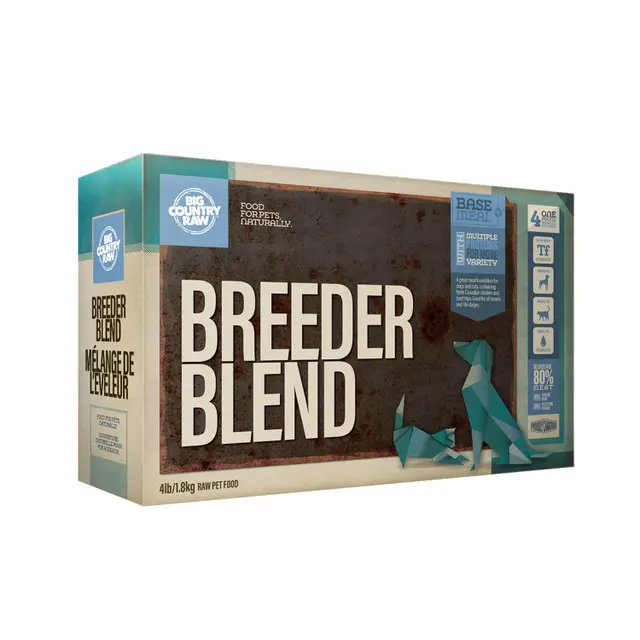 Big Country Raw Breeder's Mix 4lbs / 1.8kg